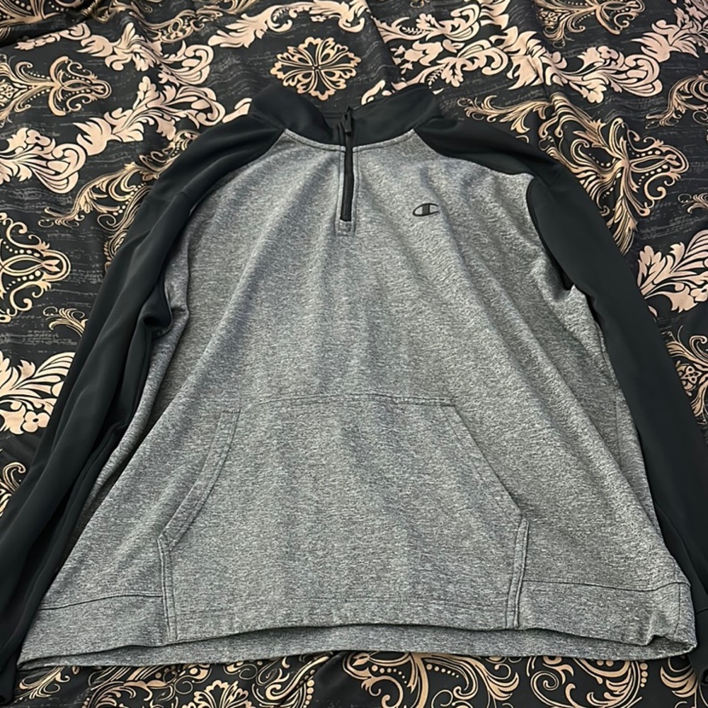 Champion Gray and Black Lightweight Shirt Jacket